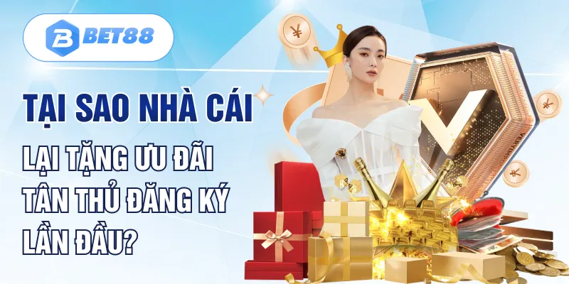 Tại sao nhà cái lại tặng ưu đãi tân thủ đăng ký lần đầu?