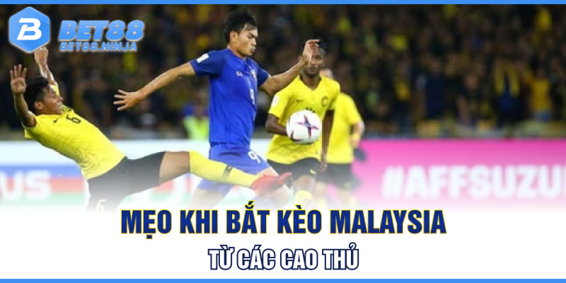 Mẹo khi bắt kèo Malaysia từ các cao thủ